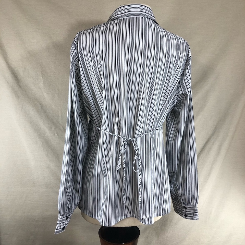 OH Baby! Striped Career Maternity Blouse - Picture 3 of 7